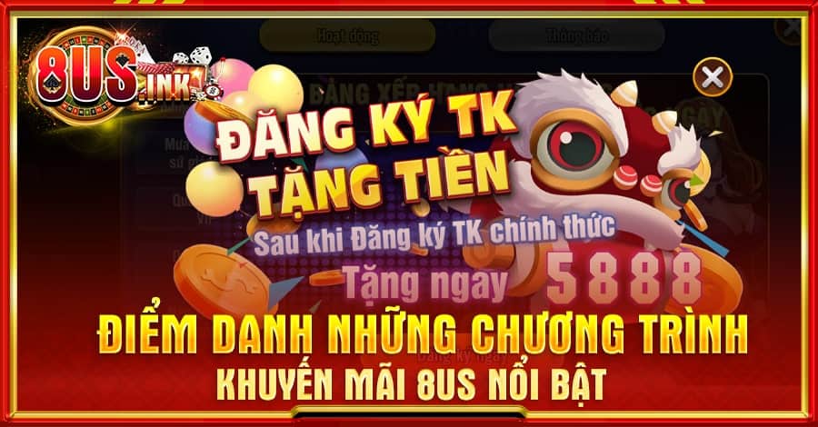 Giới thiệu những chương trình khuyến mãi 8US nổi bật Giới thiệu những chương trình khuyến mãi 8US nổi bật