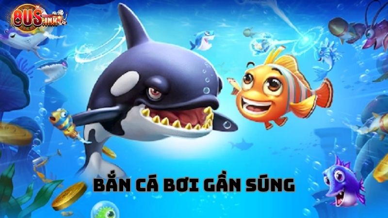 Bắt cá dễ dàng với cá bơi gần súng Bắt cá dễ dàng với cá bơi gần súng