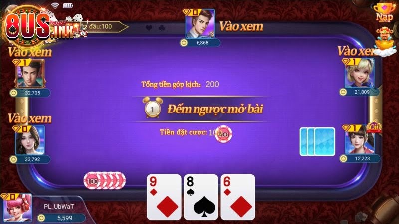Bí kíp chơi bài cào tố 8US giúp newbie ăn to