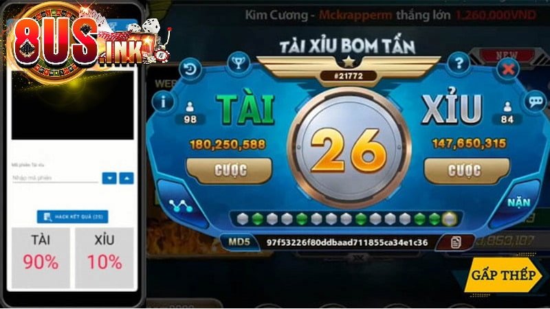 Sử dụng Tool hack tài xỉu online có độ chính xác cao