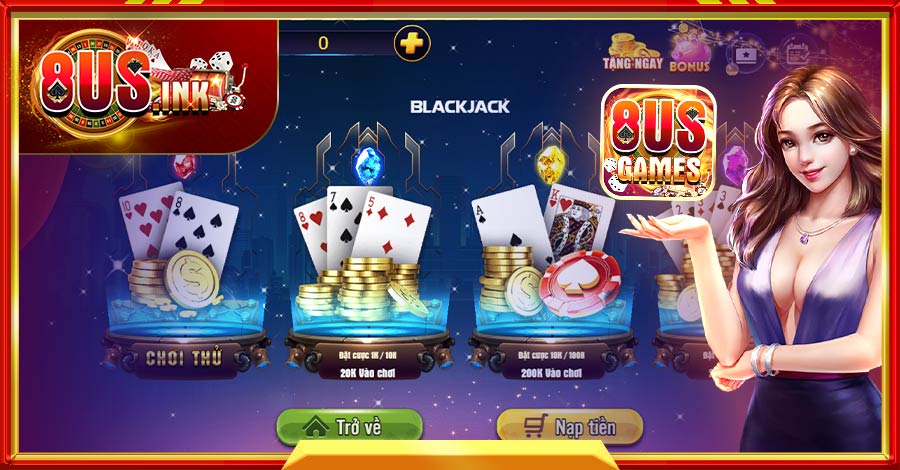 8US là địa chỉ chơi xì dách online không nên bỏ lỡ