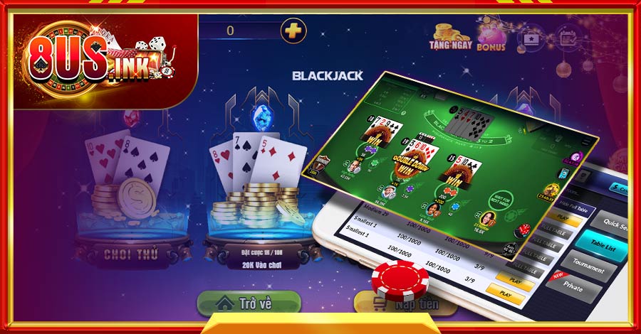 Các bước để tham gia app xì dách online trên 8US