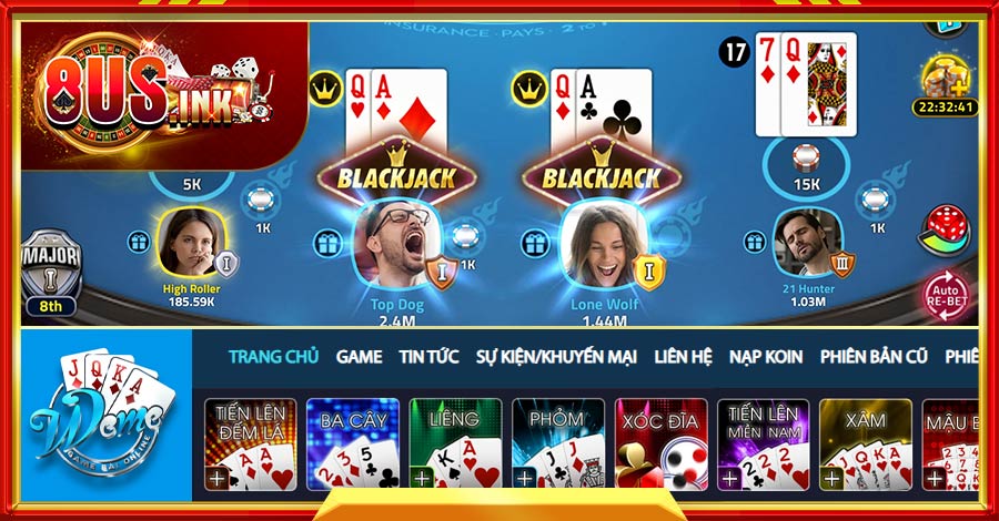 Chơi xì dách online tại Weme là lựa chọn lý tưởng